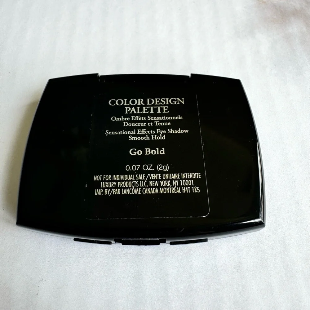 Lancome Color Design Eye Shadow Palette Go Bold Sensational Effects Eyeshadow